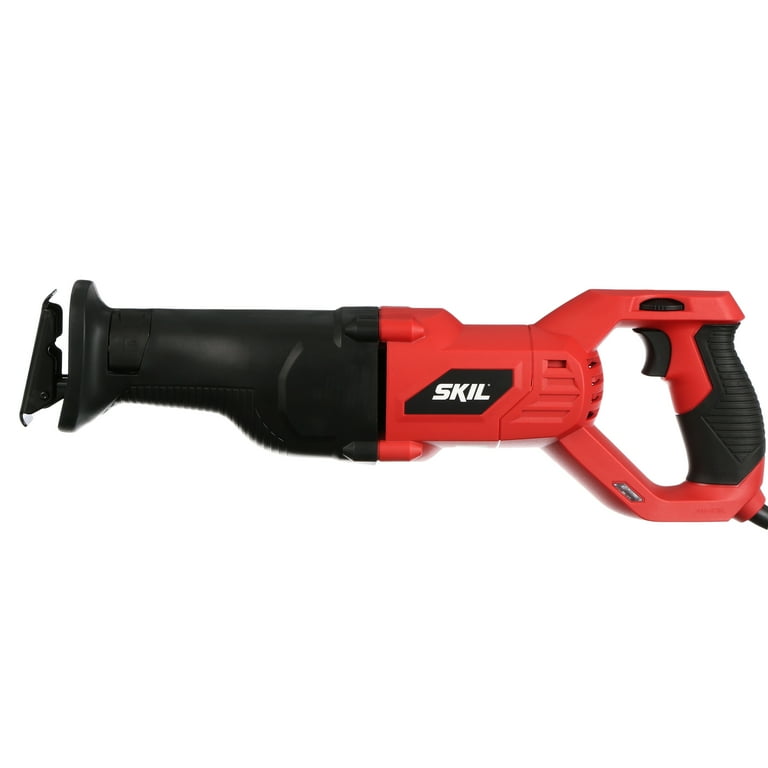 9 Amp Corded Electric Variable Speed Reciprocating Saw with Wood Cutting Blade 9 Amp Corded Electric Variable Speed Reciprocating Saw with Wood Cutting Blade
