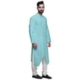 thumbnail image 3 of Atasi Indian Button Down Shirt Chinese Collar Long Kurta For Men Ethnic Kurtas, 3 of 4