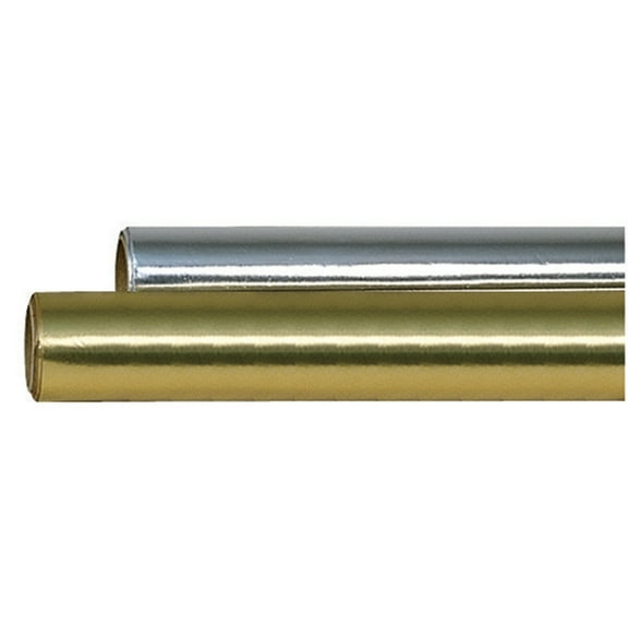 Metallic Foil Rolls - 26inx25 FT Gold per 1 Pack of 5