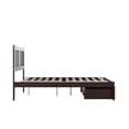 thumbnail image 3 of AFI Tahoe Full Solid Wood Platform Bed w/Foot Drawer in Espresso, 3 of 13
