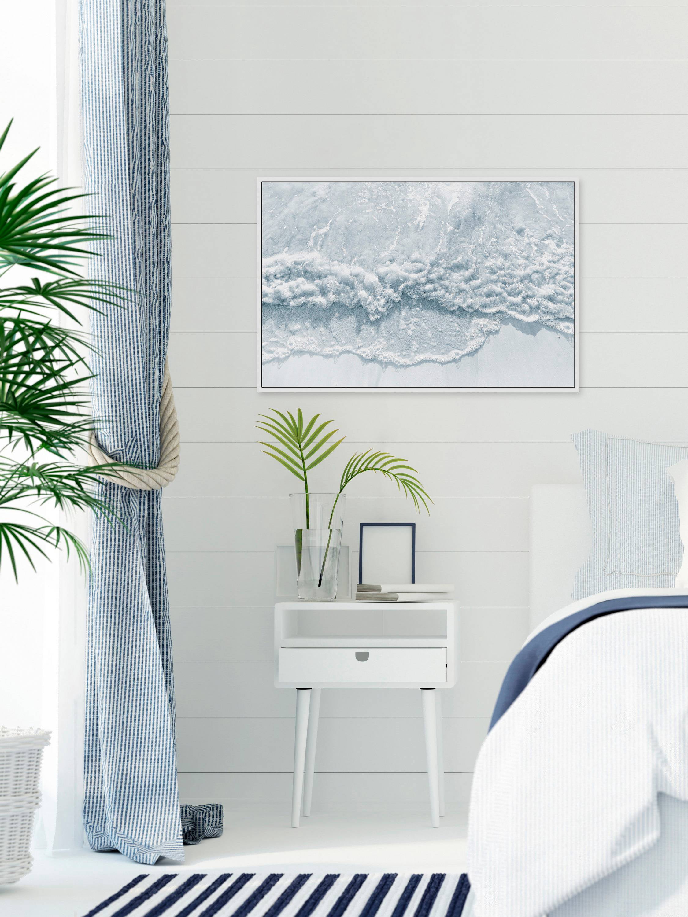 Bubble Bath Floater Framed Painting Print on Canvas