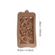 thumbnail image 3 of Molde de barra de chocolate de silicona | Bandeja flexible antiadherente resistente al calor para hacer caramelos, barritas de proteínas, ceras derretidas | 1 Pack | Liberación fácil | Apto para, 3 of 8