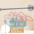 thumbnail image 3 of Wall Mounted Clothes Rack Metal Clothes Hanging Rod Closet Clothes Hanger Rod, 3 of 5
