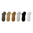 thumbnail image 4 of Calcetines finos de verano para hombre, transpirables, absorbentes del sudor, calcetines cortos de algodón peinado fino para mujer, Buddha Mountain, 4 of 4