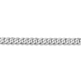 thumbnail image 3 of Primal Gold 14 Karat White Gold 4.75mm Flat Beveled Curb Chain Necklace, 3 of 7