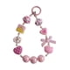thumbnail image 2 of Llavero de cuentas, llavero decorativo para muñeca, llavero para fiestas, dijes de cuentas colgantes Rosa, 2 of 9
