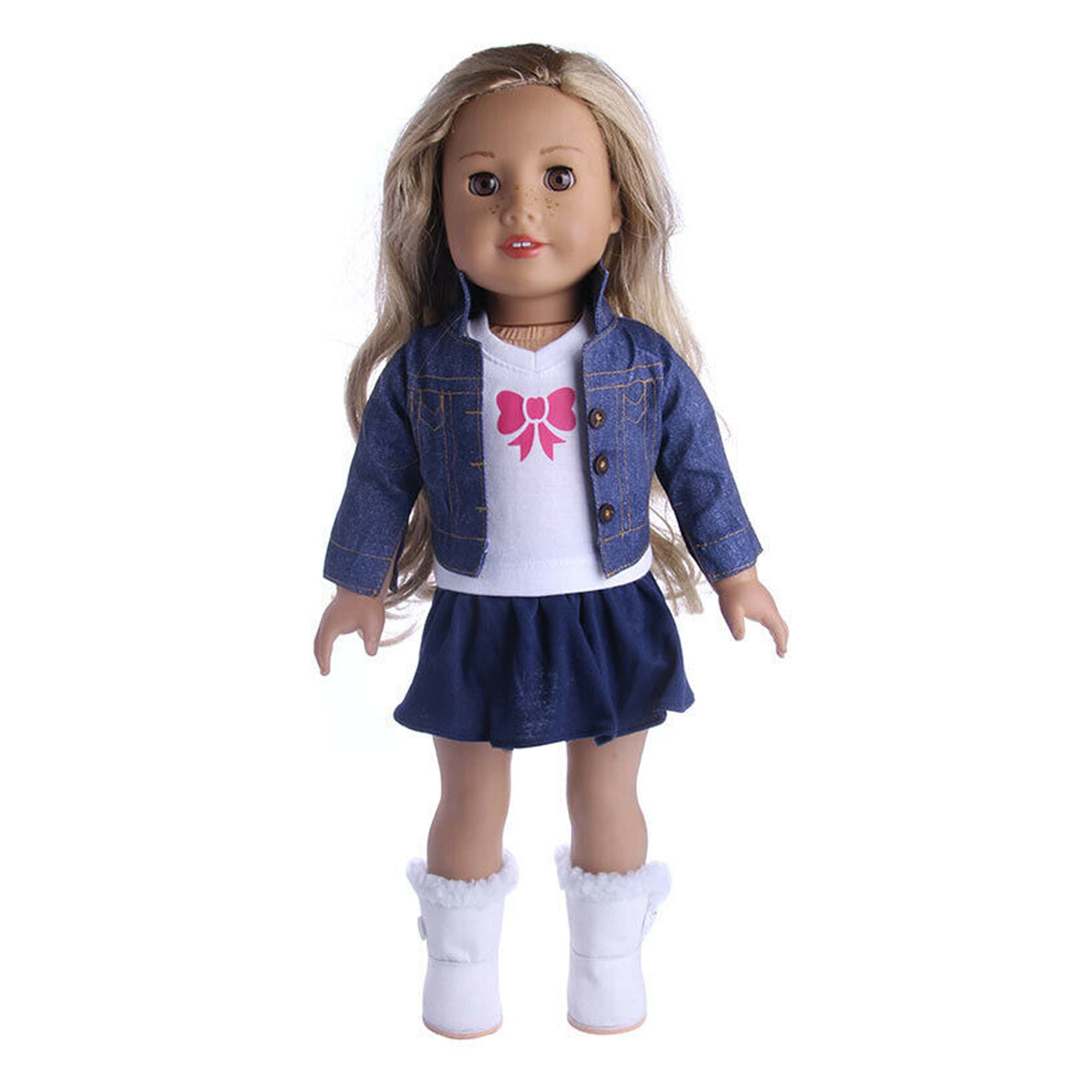 Loliuicca Outfit Dress Clothes For 18'' American Girl Our Generation My ...