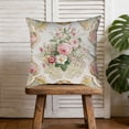 thumbnail image 6 of HuiXinOu Flower Printed Pillow Case with Hidden Zipper, Decorative Cushion Cover for Living Room Bedroom Office, Soft Home Decor, 6 of 6