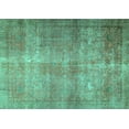 thumbnail image 1 of Ahgly Company Machine Washable Indoor Rectangle Persian Turquoise Blue Traditional Area Rugs, 5' x 8', 1 of 4