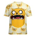 thumbnail image 6 of Adventure Time Womens T-Shirt Round Neck Short Sleeve Tee Shirts Summer Breathable Tops Blouse 3XL, 6 of 8