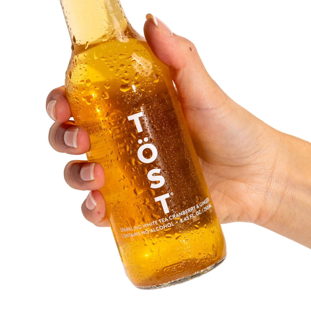 TÖST Non-Alcoholic Sparkling Beverage 8.45oz  Single Serve Bottles  - 16-Pack