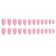 thumbnail image 1 of KAIYANG 24 uñas pseudo de ataúd de tamaño mediano de color rosa, 1 of 5