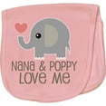 thumbnail image 2 of Inktastic Nana and Poppy Love Me Baby Burp Cloth, 2 of 3