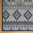 thumbnail image 5 of Savara Talina Indoor/ Outdoor Polypropylene Navy Flat Weave Area Rug, 9x13, 5 of 6