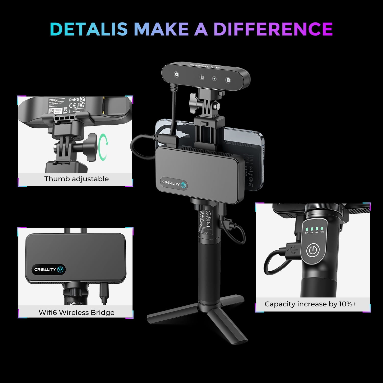 Creality 3D Cr-Scan Ferret Pro au meilleur prix sur