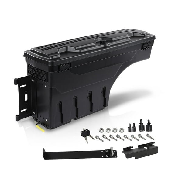 PIT66 Truck Bed Storage Box Left Side Fit for Ford F150 1997-2014