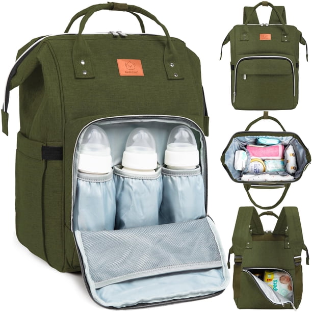 KeaBabies Mochila para pañales para bebé, bolsa de bebé para niños, niñas, mochila impermeable multifunción para bebé, bolsas de pañales grandes para bebé niña, bebé niño, bolsa de pañales de viaje co