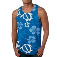 thumbnail image 2 of IROINNID Men's Sleeveless Workout Gym Tank Top, Tag Free & Moisture Wicking, Soft Undershirts Quick-Drying Casual Pullover Floral Stretch Fabric, 2 of 5