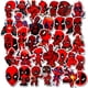 thumbnail image 1 of 35 Uds. Pegatinas de dibujos animados de Los Vengadores Deadpool, calcomanías de Anime de superhéroe geniales, decoración de pegatinas para monopatín DIY para teléfono y portátil, 1 of 5