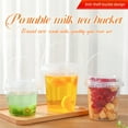 thumbnail image 2 of 2026 Mini Drink Buckets with Lids and Straws,Reusable Plastic Boozy Buckets for Drinks 17/24/35 oz,Clear Drink Cups with Handles for Pool, Beach,Birthday Travel Party Supplies (30PCS,700ml/24oz), 2 of 9