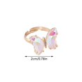 thumbnail image 3 of Ladies Fashion Creative Gradient Butterfly Adjustable Ring With Opening, 3 of 3