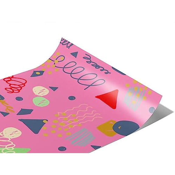 Rwraps Pink Abstract Kept Woman Matte Vinyl Film Wrap 59in x 6in Vinyl Vehicle Car Film Sheet Roll