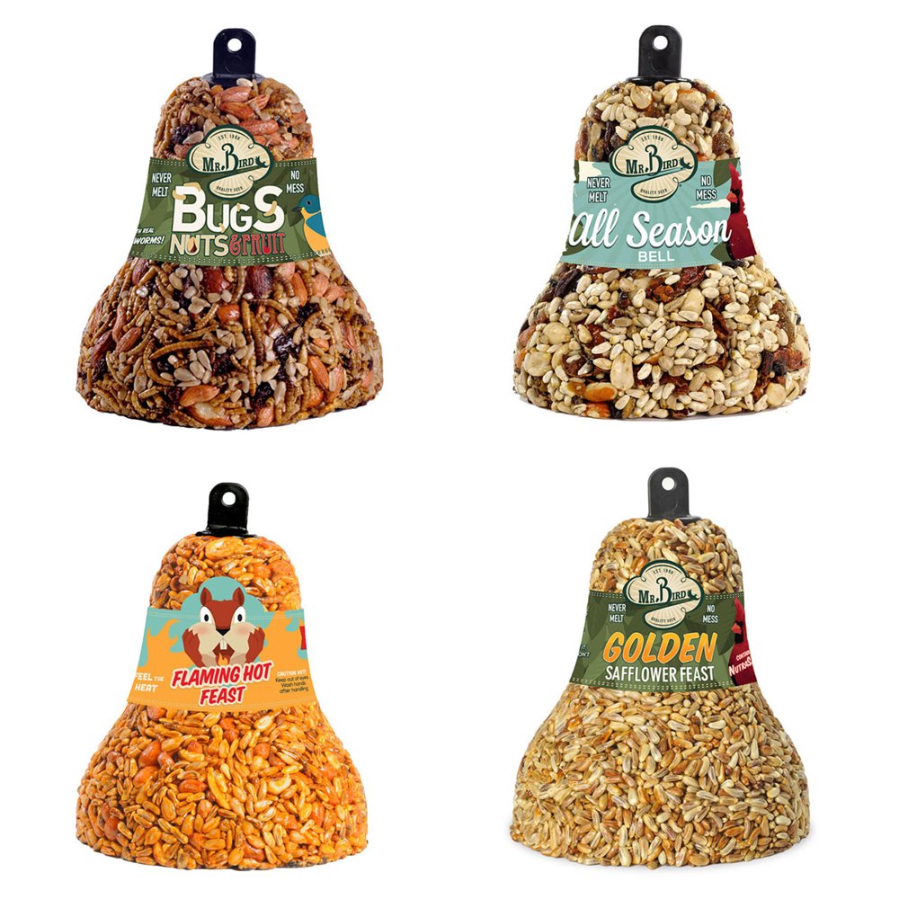 Home & Garden Seed Bell Variety Set Bird Feeding Cardinals Wrens
