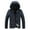 Dark Blue, variant on IROINNID Men's Hoodie Anorak Long Sleeve Solid Color Casual Autumn And Winter Stitching Warm Jacket Cotton Clothes