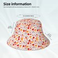 thumbnail image 3 of Salouo Hello Autumn Maple Leaf Print Unisex Bucket Hat, Outdoor Summer Beach Fishing Sun Hat Fun Outdoor Vacation Hat for Men Women Teens,Reversible Double-Side-Wear, 3 of 6