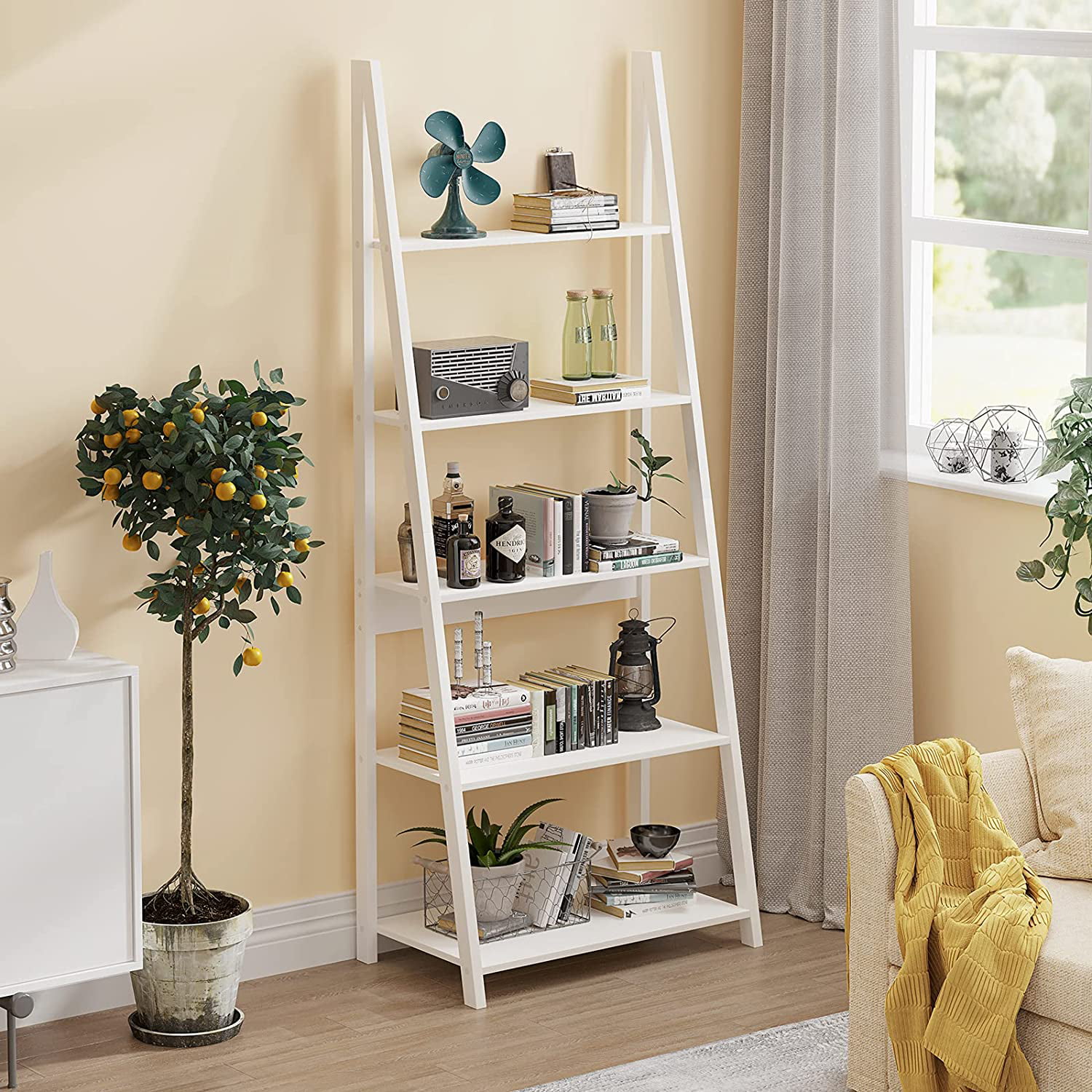 5-Tier Multi-Functional Storage Shelves Rack Display Bookcase Home Office Shelf 