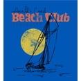 thumbnail image 2 of Amalfi Coast Beach Club Adult Royal Blue Crew Neck Short Sleeve Tee-Medium, 2 of 4