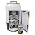 thumbnail image 2 of Koolatron 57 qt Portable Mini Fridge Thermocoolers with Removable Shelf, White & Blue, 2 of 2