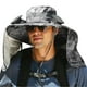 thumbnail image 4 of Gorro solar con ventilador y protección en el cuello - Gorro solar recargable USB de ala ancha con ventilador de refrigeración de 3 velocidades para actividades al aire libre, 4 of 6