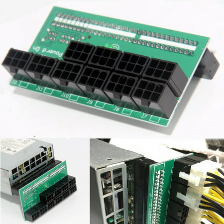 1600W PSU Power Module Breakout Board Adapter For GPU Open Rig Mining