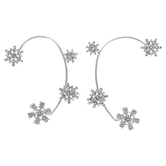 FENGGUIQU 1 Pair Easy to Put on Ear Hook Earrings Non Piercing for Women