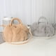 thumbnail image 2 of Bolso de peluche de otoño e invierno para mujer, bolso de calabaza, bolso plegable con forma de nube, lindo bolso de mensajero portátil, bolso esponjoso, 2 of 5