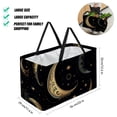thumbnail image 2 of New Moon Symbol Foldable Reusable Oxford Cloth Laundry Basket - Large Capacity Shopping Basket, Laundry Bag, Toy Basket, 2 of 7