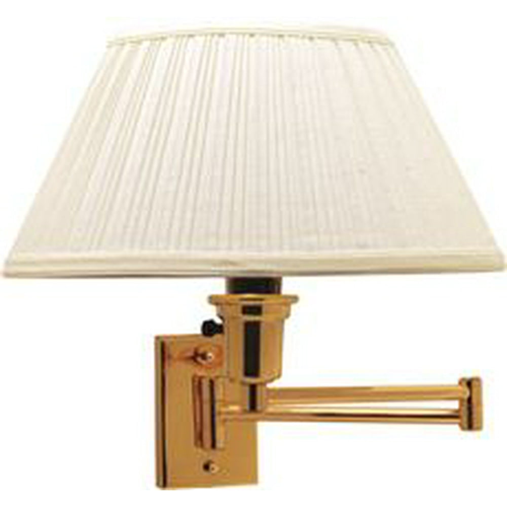 Swing Arm Wall Lamp , Maximum One 150 Watt Three Way Incandescent