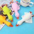 thumbnail image 2 of 1 pc Duck Shape Toy Bounce and Decompression Big White Goose Car, Stress Relief Toy, 2 of 5
