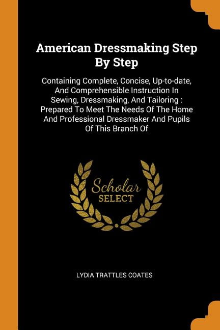 dressmaking step by step