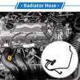 thumbnail image 2 of Unique Bargains 1 Pc Radiator Hose for Land Rover Range Rover Sport 5.0L 2010-2013 Good Sealing Plastic Black Engine Heater Outlet Hose, 2 of 7