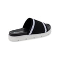 thumbnail image 4 of Aqua College Womens Katlina Slide On Open Toe Pool Slides Black 7 Medium (B,M), 4 of 5
