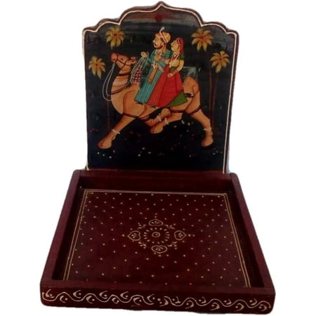 

India Meets India Handicraft Wooden Serving Tray Serving Platter Best Gifting Made By Awarded Indian Artisan