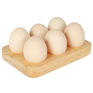 Gui's Chicken Coop Egg Holder - Countertop Stackable Rack For Fresh Brown