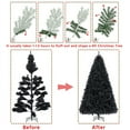 thumbnail image 2 of Renwick 6' Hinged Spruce Artificial Christmas Tree with Foldable Stand, Black, 2 of 7