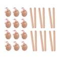 thumbnail image 1 of 24 Pcs Musical Percussion Instrument Set?Musical Castanets Instrument and Music Rhythm Sticks.Clap Board Music Educational?Classroom DIY Wooden Percussion Instrument Finger Castanets Rhythm, 1 of 4