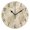 Black, variant on Round Art Wall Clock Vintage Oil Painting Texture Decorative Clock Gold Pointer, Multi-Purpose Desktop & Hanging Creative Decor Clock for Home Living Room Beige Outline Pattern