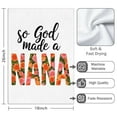 thumbnail image 3 of 2 Pcs Funny Kitchen Towels,So God Made a Nana Floral Microfiber Dish Towels,Kitchen Tea Towels,Kitchen Towel Set (18" X 26"), 3 of 3