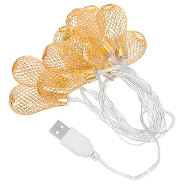 CIMAXIC Golden ABS Iron Wire ng Lights for Indoor Hanging Party Decor
