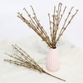 thumbnail image 4 of 6pcs Christmas Branches Artificial Flowers Picks Gold Color Beautiful Home Decor, 4 of 9